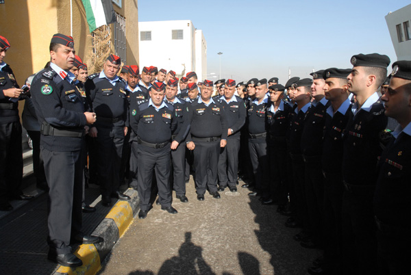 Brigadier Ayman Turki AL Awaisheh meets with staff