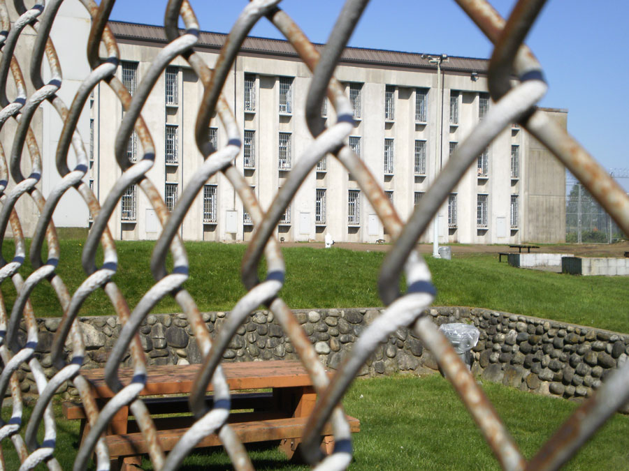 Exterior view of Matsqui Institution, a medium-security facility located in Abbotsford, British Columbia, Canada